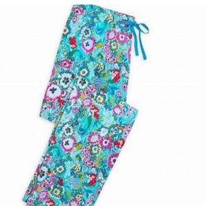 Vera Bradley Little Mermaid PJs Pajama Soft Pants Size M